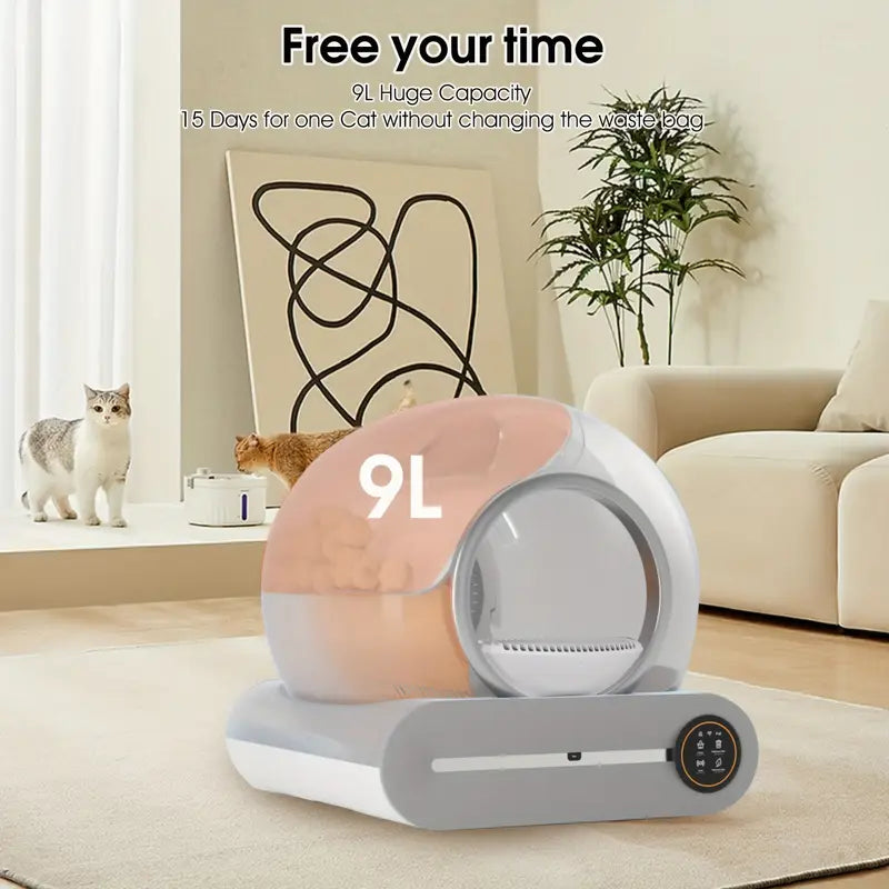 Litière autonettoyante automatique pour chat - LitiUp Core