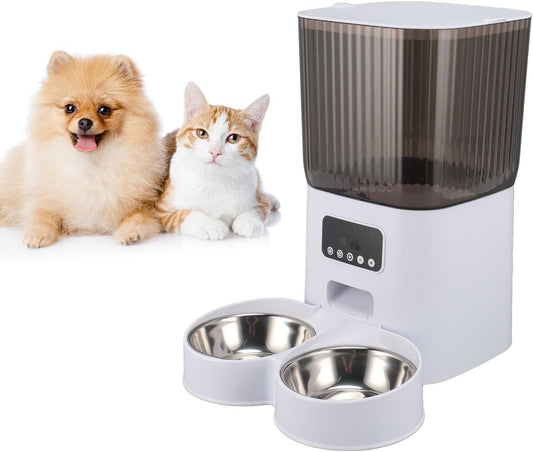 Distributeur de Nourriture Chat avec Bol 5L - Litiup Croqy UP