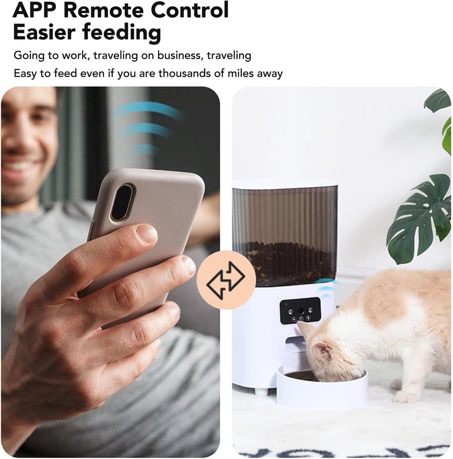 Distributeur Croquette Automatique avec Camera - Litiup Croqy Max