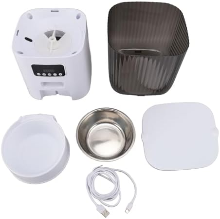 Distributeur de Nourriture Chat avec Bol 5L - Litiup Croqy UP