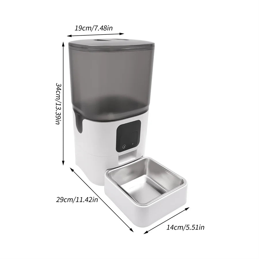 Distributeur Automatique Chat Connecté 6L - Litiup iCroqy