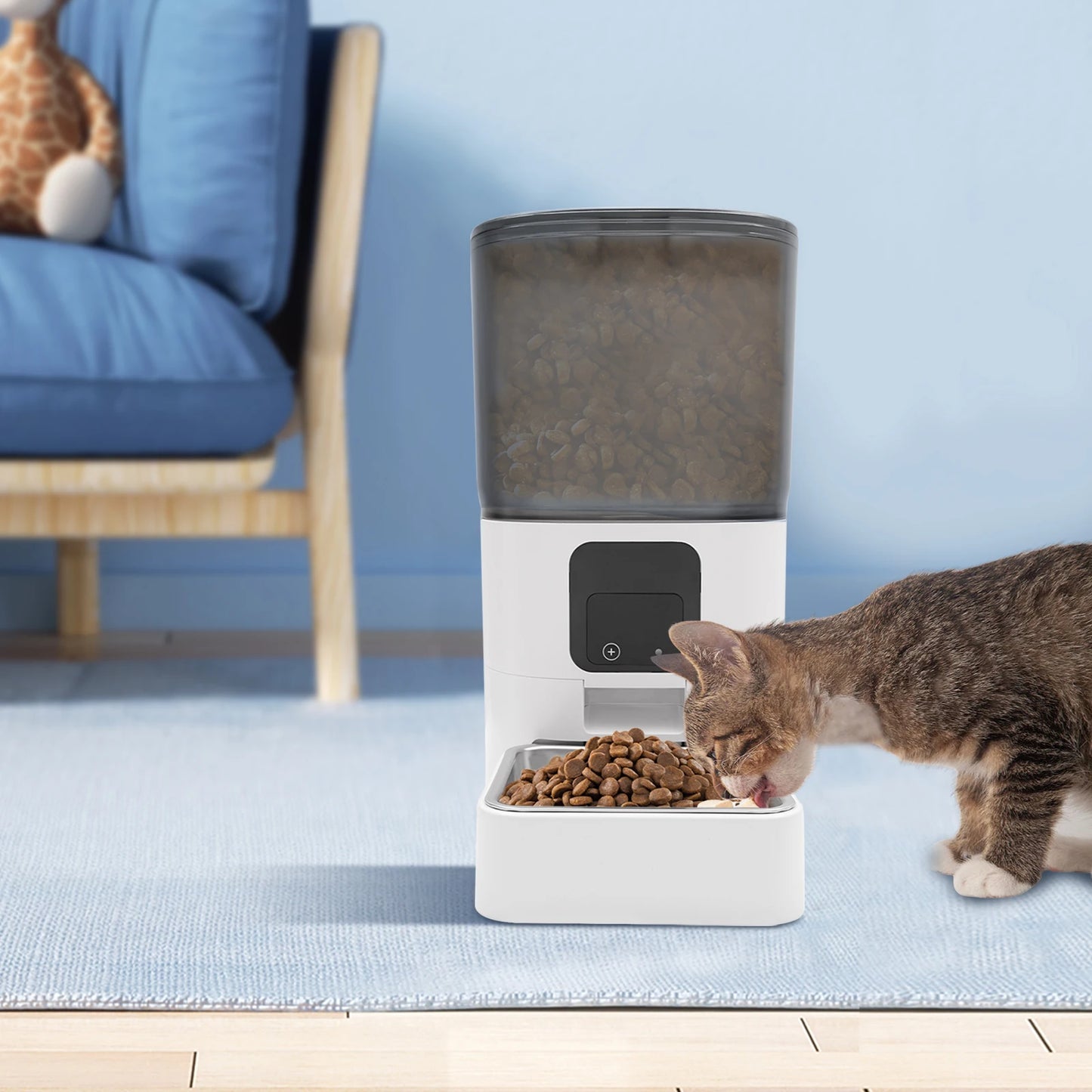 Distributeur Automatique Chat Connecté 6L - Litiup iCroqy