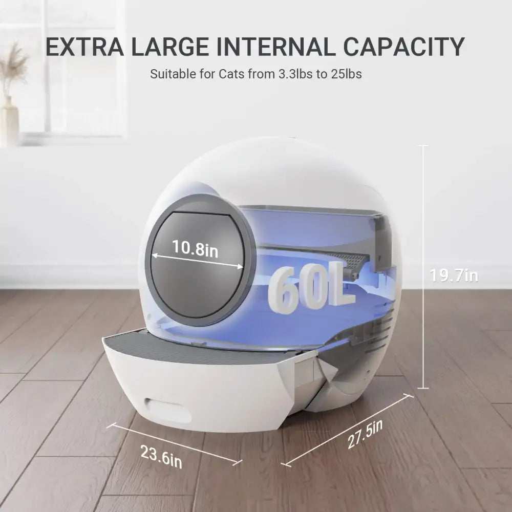 Litière autonettoyante automatique pour chat - LitiUp Neo