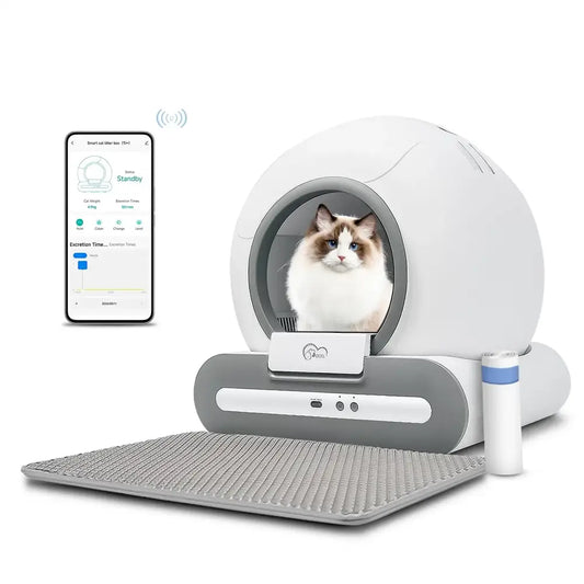 Litière chat autonettoyante - LitiUp Ti